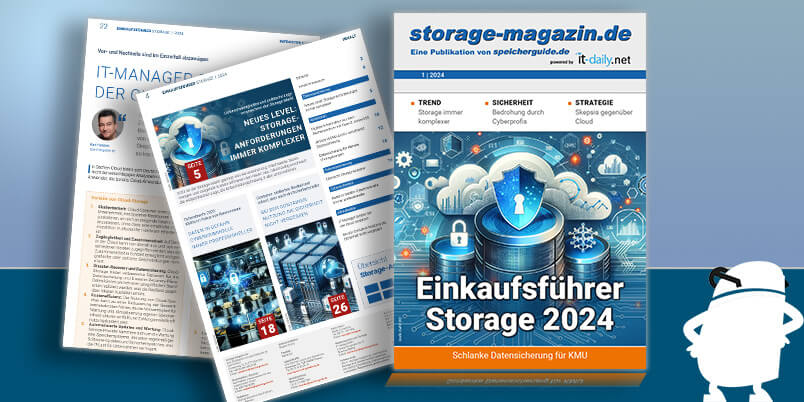 Jetzt Downloaden: Storage-Magazin 01/2024 – Einkaufsführer Storage 2024